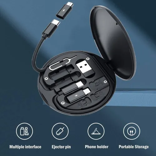 Multifunctional 6-in-1 Cable Storage Box